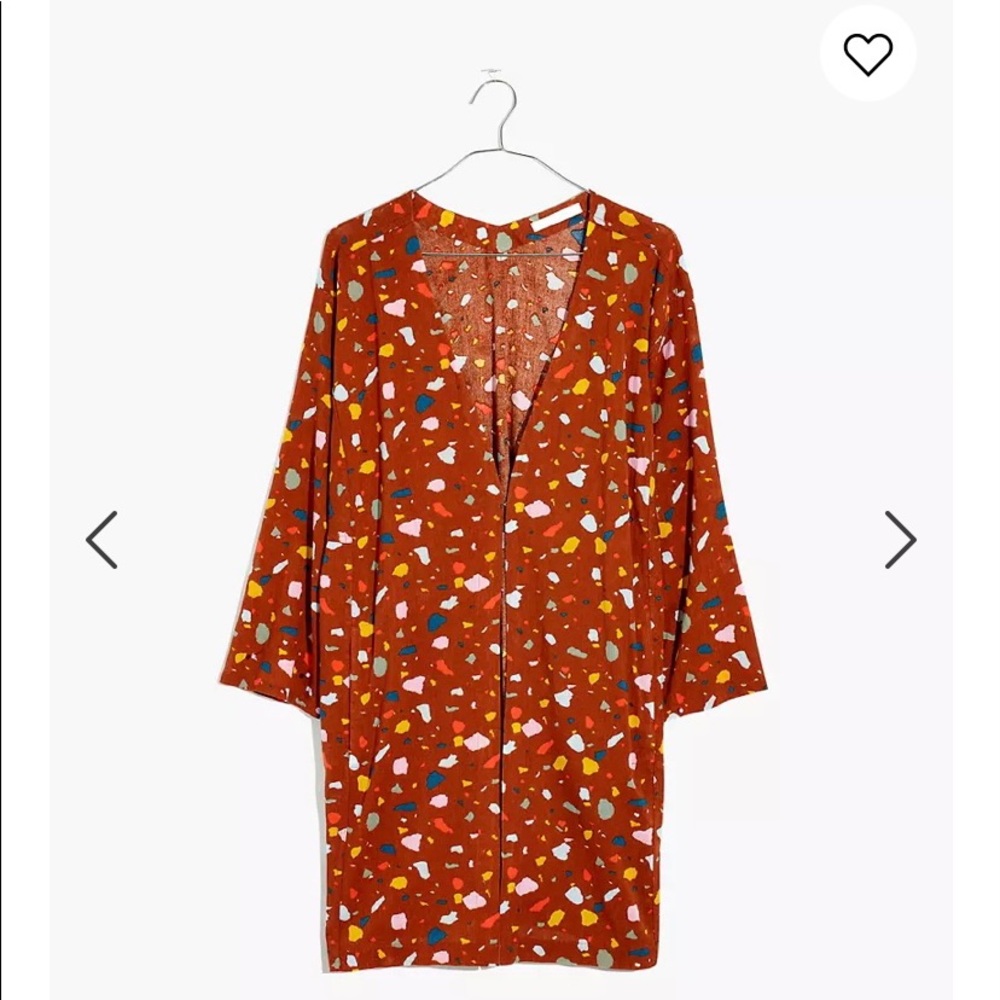 Madewell Terrazzo Kimono Jacket Robe